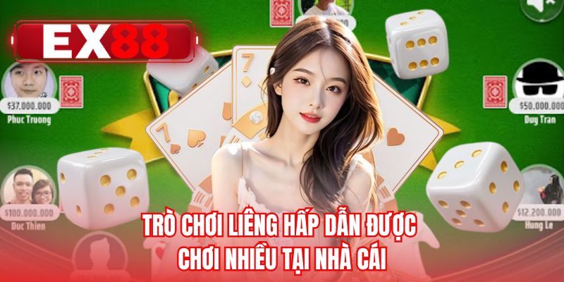 Trò chơi Liêng hấp dẫn được chơi nhiều tại nhà cái